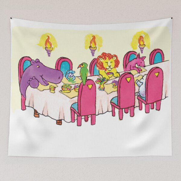 Item preview, "King Leo’s Guests Feasting" designed and sold by gigiamal.