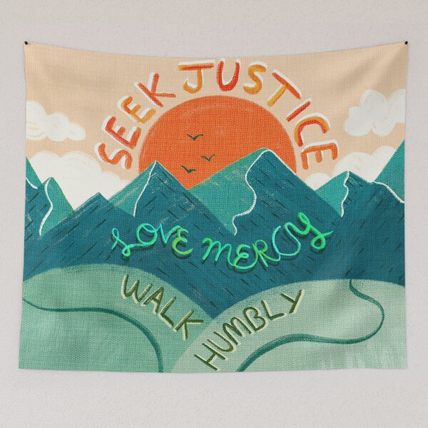 Item preview, Chalk Mountains - Seek Love Walk designed and sold by TigaTiga.