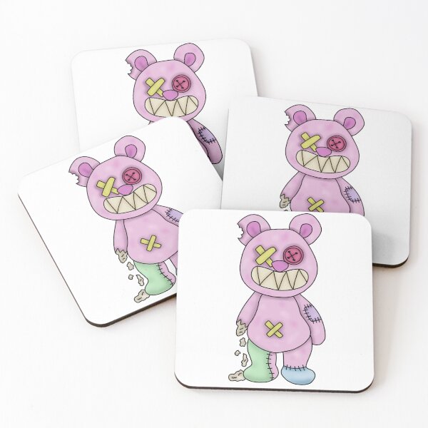 Item preview, Zombie creepy kawaii teddy bear designed and sold by Becky-Marie.