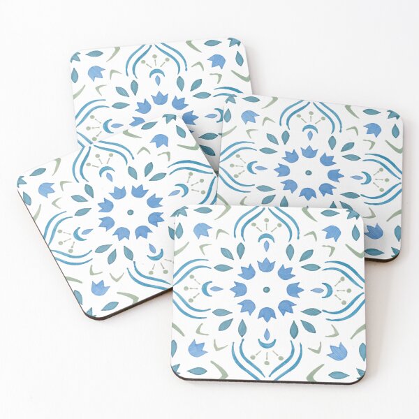 Artikelvorschau, Blaues Tulpenkreuzdesign entworfen und verkauft von Melissa Renee.