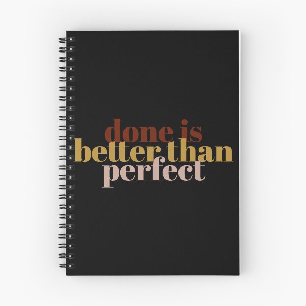 Item preview, Done is better than perfect, gift for a perfectionist designed and sold by KOURCHAL ART.