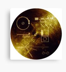 The Voyager Golden Record! Canvas Print