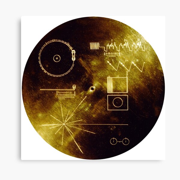 The Voyager Golden Record! Canvas Print