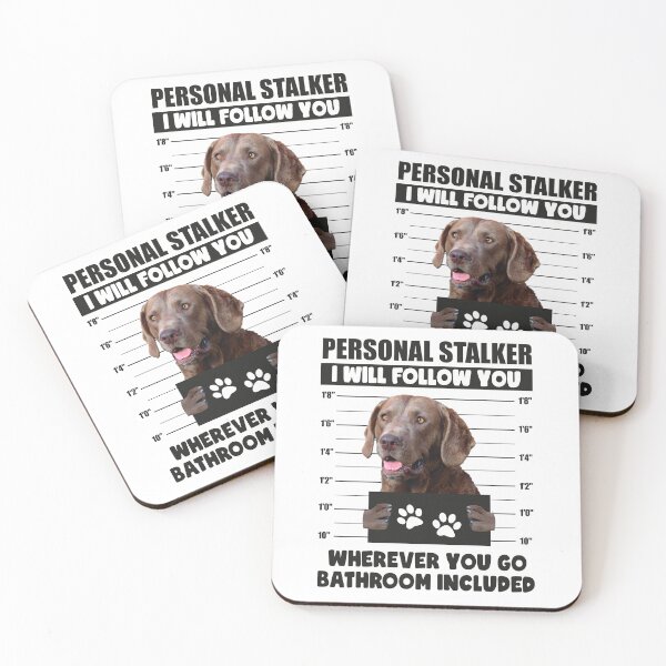 Item preview, Funny Chesapeake Bay Retriever Puppy Sayings, Personal Stalker Dog, Chesapeake Bay Retriever, Chesapeake Bay Retriever Owner Gifts designed and sold by PRINTED ..