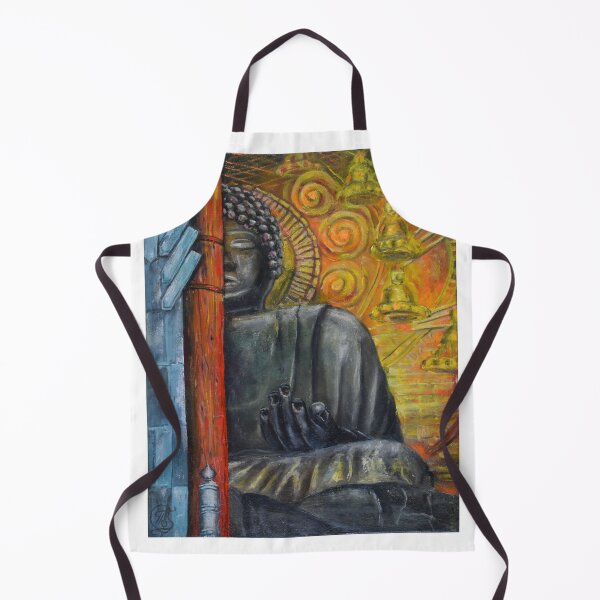 Item preview, Oil Painting - Great Buddha, Nara 16"x20" designed and sold by Igor Pozdnyakov.