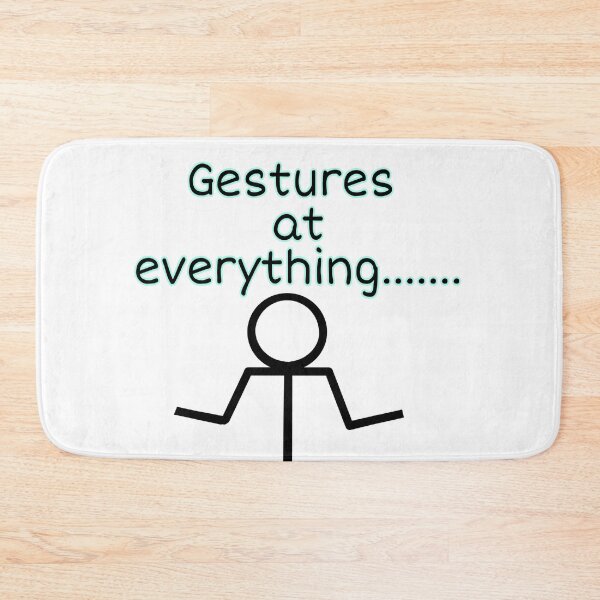 Item preview, Gestures at everything  designed and sold by RetroPalmTree.