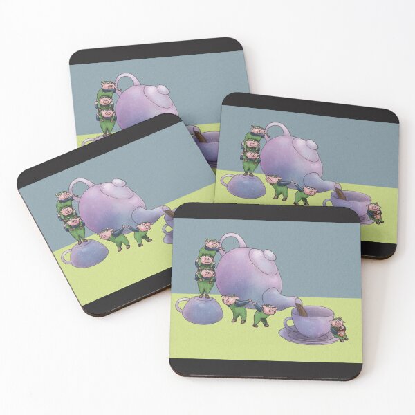 Item preview, Piggy Small and Friends - Tea Time designed and sold by PiggySmall.