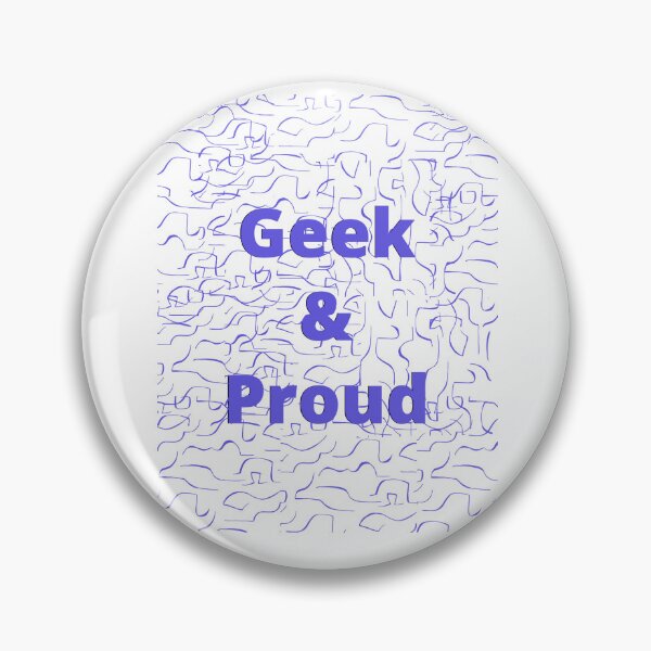 Item preview, Geek & proud  designed and sold by NewPages.