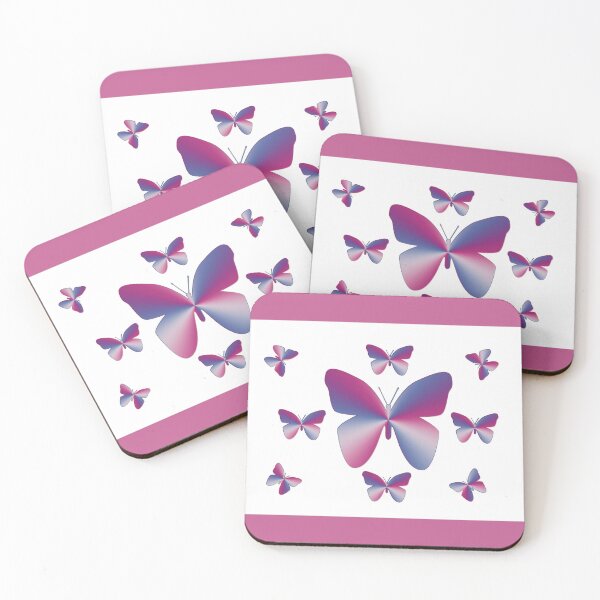 Item preview, Pretty Lilac and Blue Butterflies designed and sold by Karen Thomson.