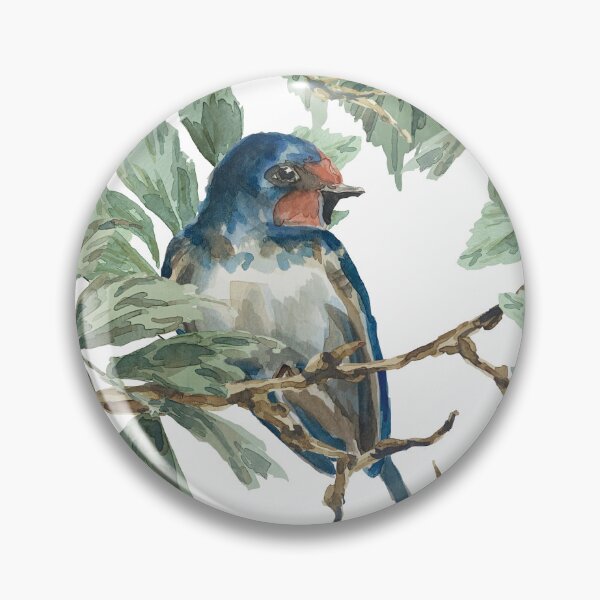 Item preview, Watercolor Barn Swallow  designed and sold by InkLayer.