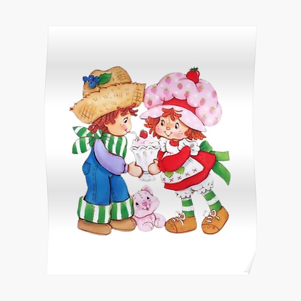 "Strawberry Shortcake and Friends 80s Cartoon" Poster for Sale by