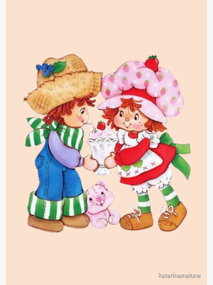 "Strawberry Shortcake and Friends 80s Cartoon" Spiral Notebook for Sale