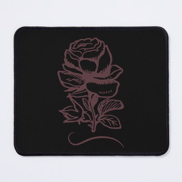 Item preview, Dark Mauve Line Rose designed and sold by HappyLifeCreate.