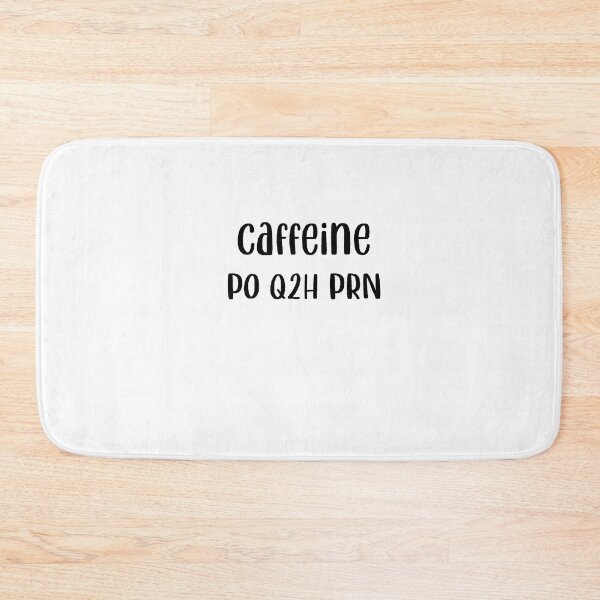 Item preview, Caffeine PO Q2H PRN Nursing Medicine Humor Coffee ,Nurse Shirt, PRN Nurse Shirt, Funny Nurse Shirt, Nurse Life Shirt, Funny Coffee Shirt designed and sold by SOUFIANE1991.