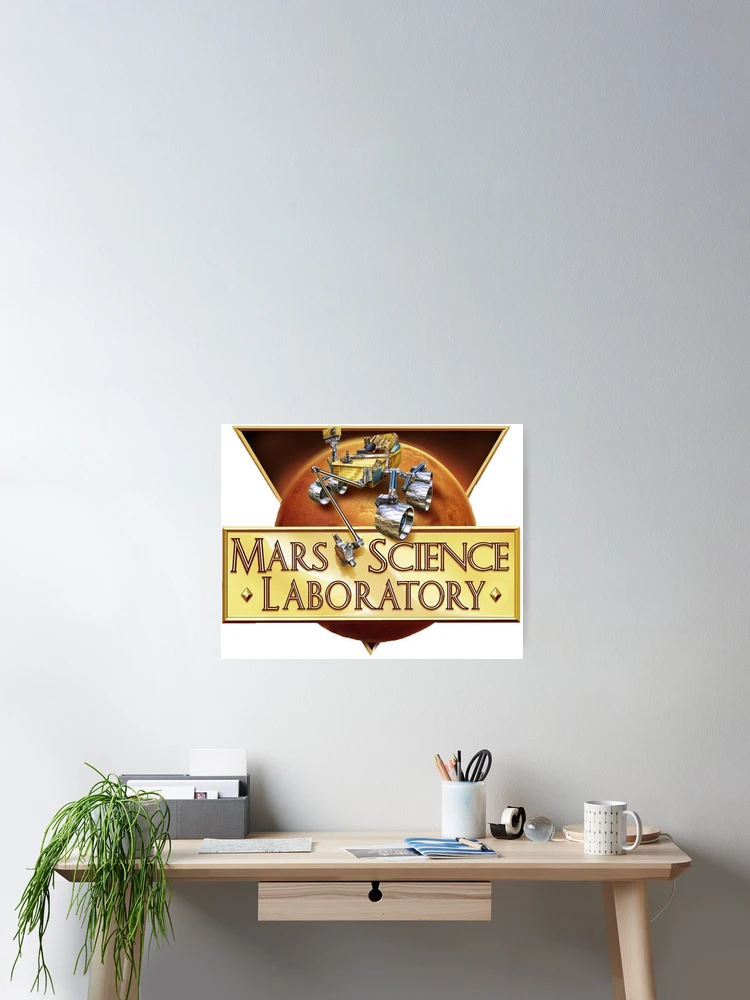 Thumbnail 2 of 3, Poster, Mars Science Laboratory (MSL) Program Logo designed and sold by Nikki SpaceStuffPlus.