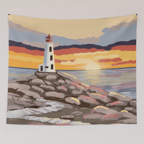 Item preview, Lighthouse 12 designed and sold by Julia Rudens.