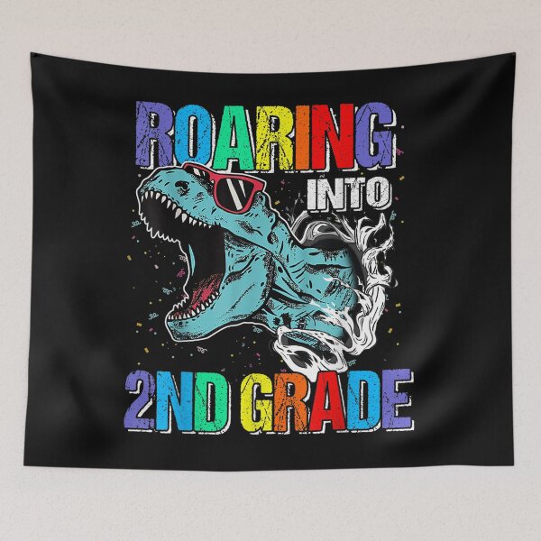 Item preview, Roaring Into 2nd Grade Dinosaur T Rex Back to School Boys Gift designed and sold by anes18.