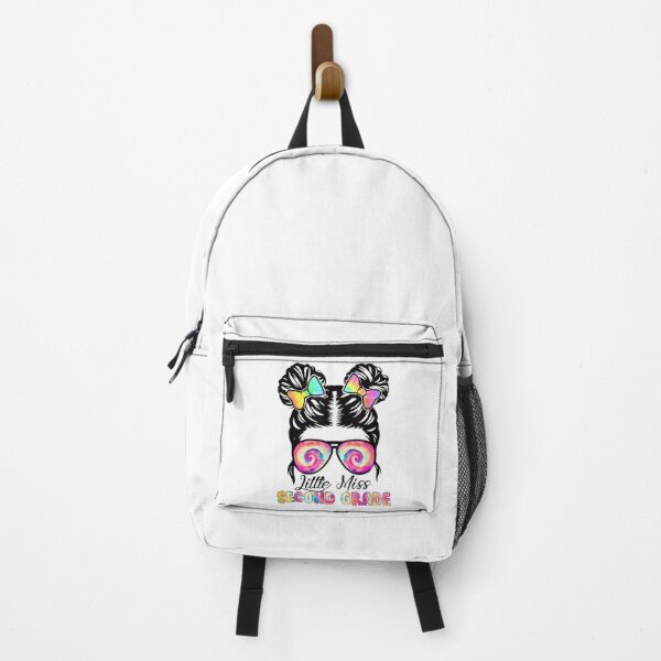 Aperçu de l'œuvre Little Miss Seconde Grade Back To School Messy Bun Tie dye pour les filles créée et vendue par anes18.