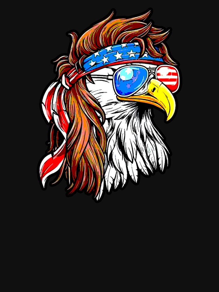 : American Bald Eagle T-Shirt Men's Patriotic Shirts : Clothing,  Shoes & Jewelry