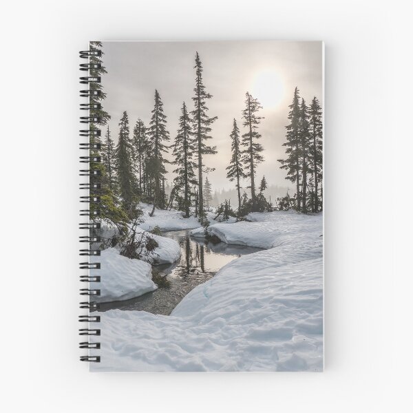 Item preview, Creek Running Through A Snowy Pine Forest designed and sold by Taceo10.