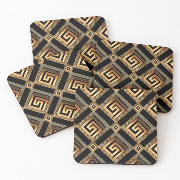 Item preview, Greek golden ornament pattern designed and sold by SKMAXX.
