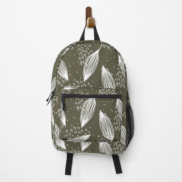 Item preview, Japanese Summer Leaf Pattern Earth Brown designed and sold by mainasato.