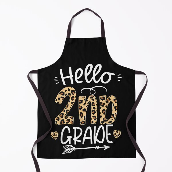 Item preview, Hello 2nd Grade Leopard Teacher Students Back To School designed and sold by anes18.