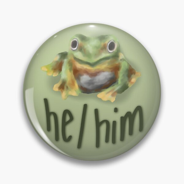 Item preview, He/Him Frog designed and sold by faithgon.