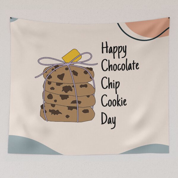 Item preview, International Chocolate Chip Cookie Day designed and sold by The Glasses Girl.
