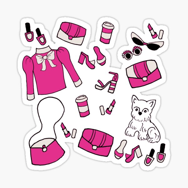 Plancha de Stickers BARBIE - Comprar en bla accesorios