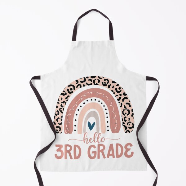 Item preview, Hello 3rd Grade Teacher Leopard Rainbow Back To School designed and sold by anes18.