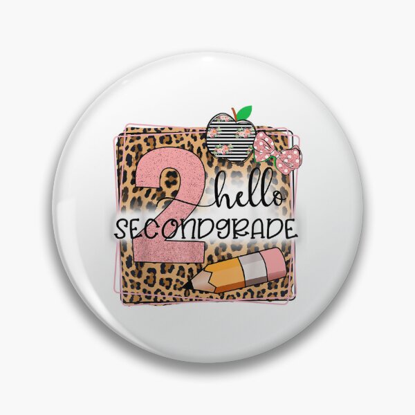Item preview, Hello Second Grade Leopard print 2nd Grade Back To School  designed and sold by anes18.