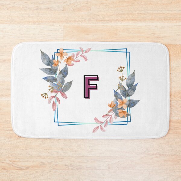 Item preview, Initial F Flowers Design, Monogram with Flowers, Initial Gifts for Her- designed and sold by bartdesigner.