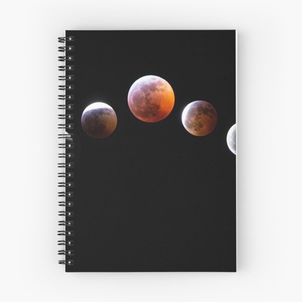 Item preview, The many phases of a lunar eclipse designed and sold by LibbyHenderson.