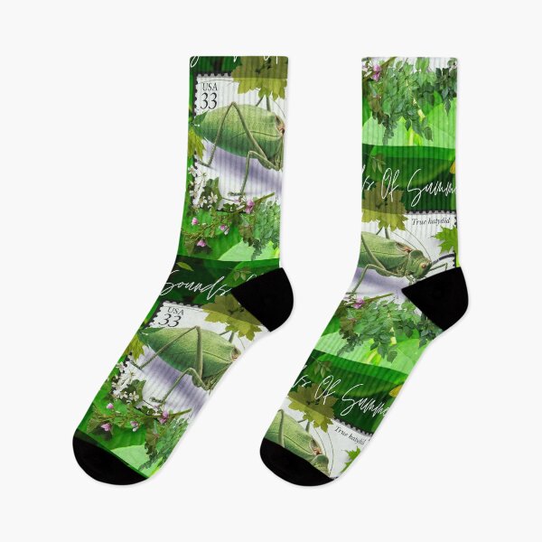 Item preview, Katydid Sounds Of Summer Colorful Eco-Friendly Design designed and sold by EarthArtDesigns.
