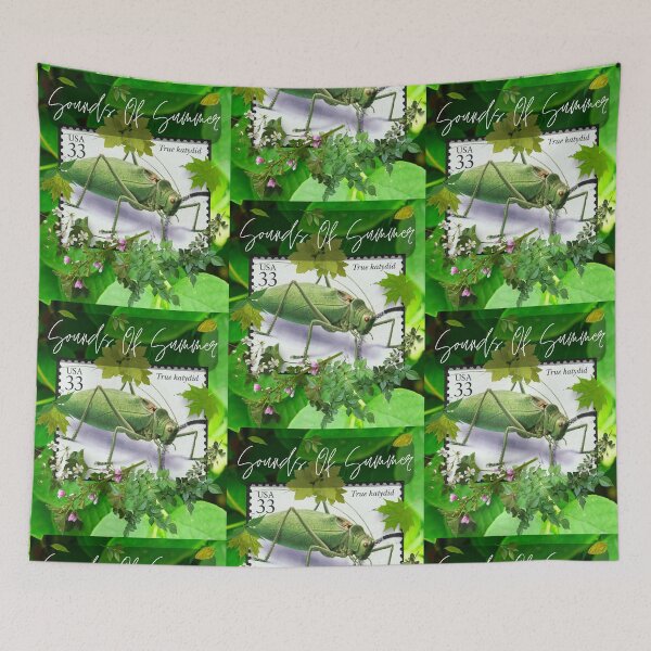 Item preview, Katydid Sounds Of Summer Colorful Eco-Friendly Design designed and sold by EarthArtDesigns.