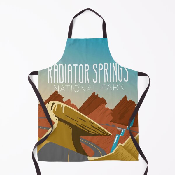 Item preview, Radiator Springs National Park Poster designed and sold by RollRedDesigns.