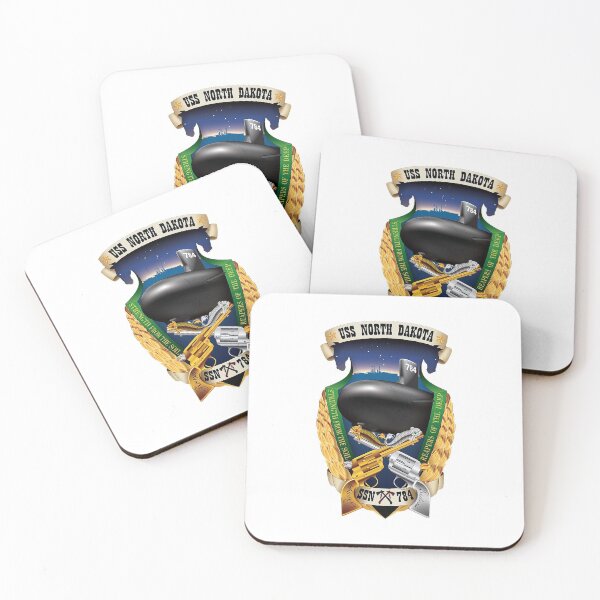 Item preview, SSN-784 USS North Dakota Crest designed and sold by Nikki SpaceStuffPlus.