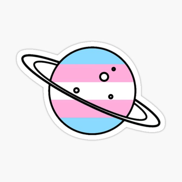 Trans Transgender Flag Sticker - Trans Transgender Flag Pride