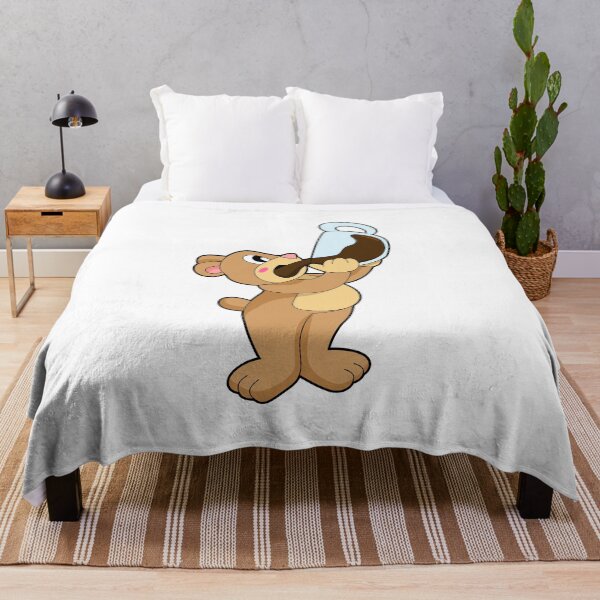 Item preview, Bear with Coffee Cup designed and sold by Snabdesign84.