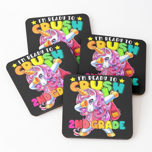 Item preview, Crush 2nd Grade Dabbing Unicorn Back to School Girls Gift designed and sold by anes18.