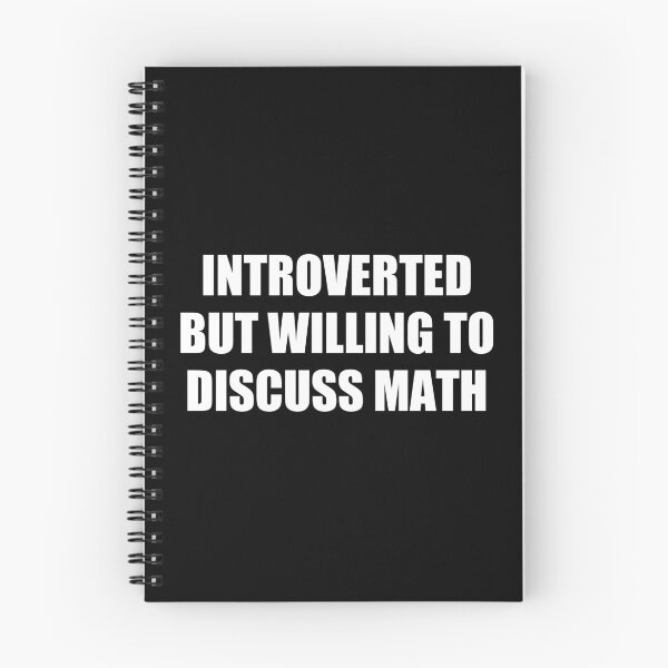 Item preview, Introverted but willing to discuss math designed and sold by Eriksonshop.