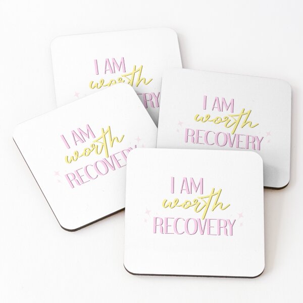 Item preview, I Am Worth Recovery designed and sold by Stick-erTwist.