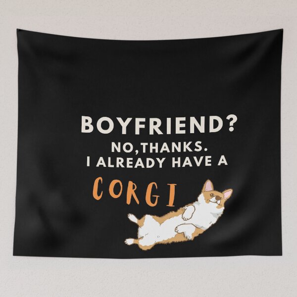 Item preview, Boyfriend? No, thanks. I Already have a corgi designed and sold by T-Look.