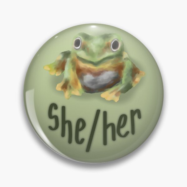Item preview, She/Her Frog designed and sold by faithgon.
