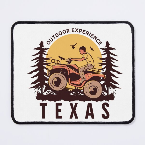 Item preview, Forest Nature Outdoor Off Road Adventure ATV 4x4 Trails Texas designed and sold by CattlettArt.