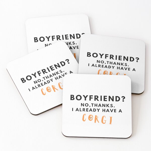 Item preview, Boyfriend? No, thanks. I Already have a corgi designed and sold by T-Look.