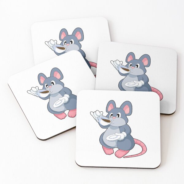 Item preview, Mouse with Coffee Cup designed and sold by Snabdesign84.