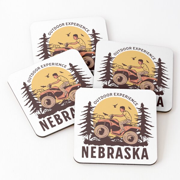 Item preview, Fun Forest Nature Outdoor Off Road Adventure ATV 4x4 Trails Nebraska designed and sold by CattlettArt.