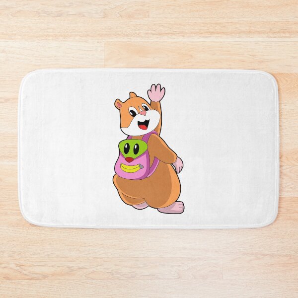 Item preview, Hamster as Student with Backpack designed and sold by Snabdesign84.